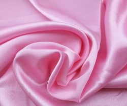 Premium satin fabric, pink, size 50x50cm, 135gr/m2