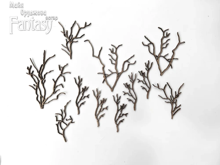 Чипборд Fantasy "Ветки 3869 ", толщина картона 2 мм