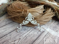 Чипборд FantasyScrap "Ажурный уголок", Fch-3976 размер 6,5*6,5 