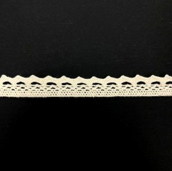 Кружевная лента "Слоновая кость 2", ширина 1,2 см, отрез 50 см