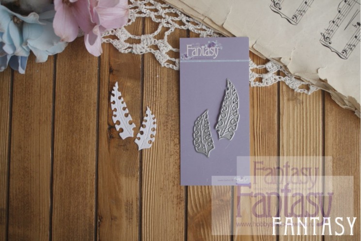 Knife for cutting Fantasy leaves "Tropic 2" Size 1.7*4.2 cm and 2*5.5 cm