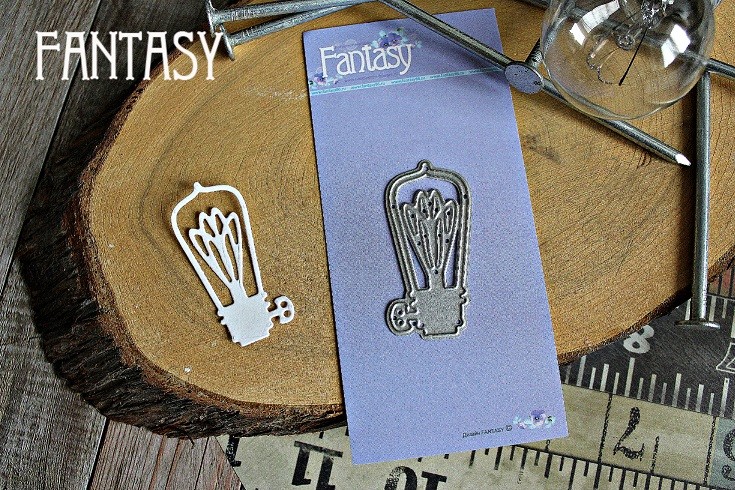 Fantasy cutting knife "Light Bulb" size 5*2.5 cm