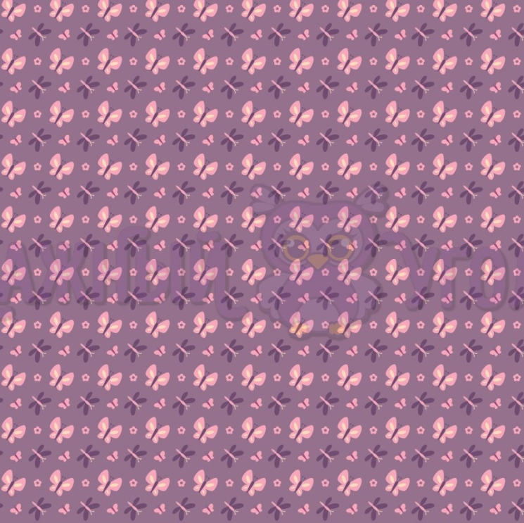 Двусторонний лист бумаги Бумажный уголок, Наши детки! Девочки!, размер 30х30 см, 190 гр/м2