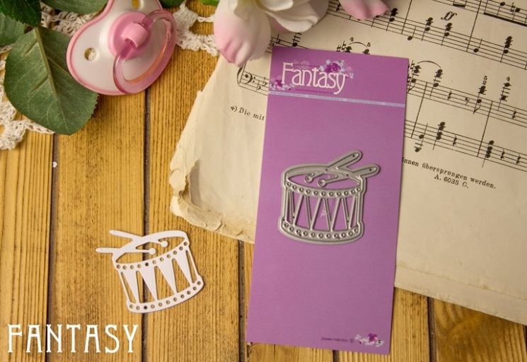 Нож для вырубки Fantasy "Барабан", размер 3,5Х4 см