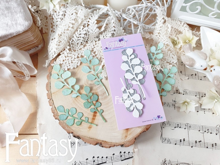 Нож для вырубки Fantasy "Листья пиперомии 1542"