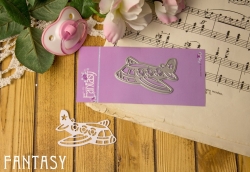 Нож для вырубки Fantasy "Самолет", размер 3,9Х6,5 см