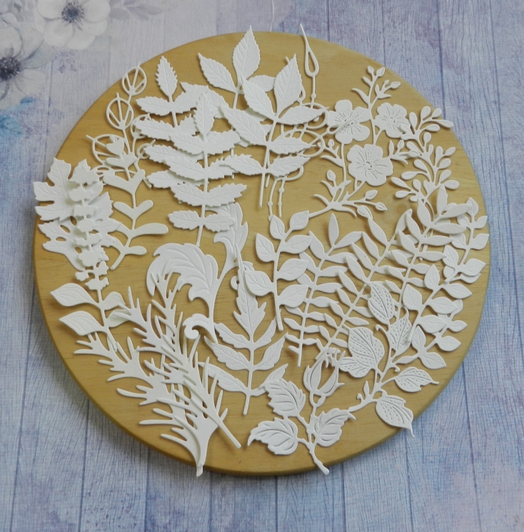 Вырубка набор  26эл. бумага акварель200гр