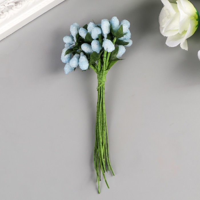 Decorative bouquet "Needlework" St. blue
