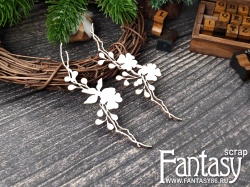 Чипборд Fantasy "Ветки 3930", размер 10*3,5 см 