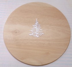 Cutting down a Christmas tree 1 cardstock paper 290 gr.