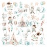 Set of double-sided paper Summer Studio "Little sheriff", 16 sheets size 20x20 cm, 190 gr/m