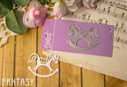 Нож для вырубки Fantasy "Лошадка качалка", размер 4,6Х6 см