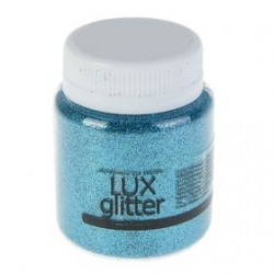 Декоративные блестки LuxGlitter, цвет Голубой, 20мл