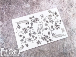 Чипборд Fantasy "Цветочный набор 3899"