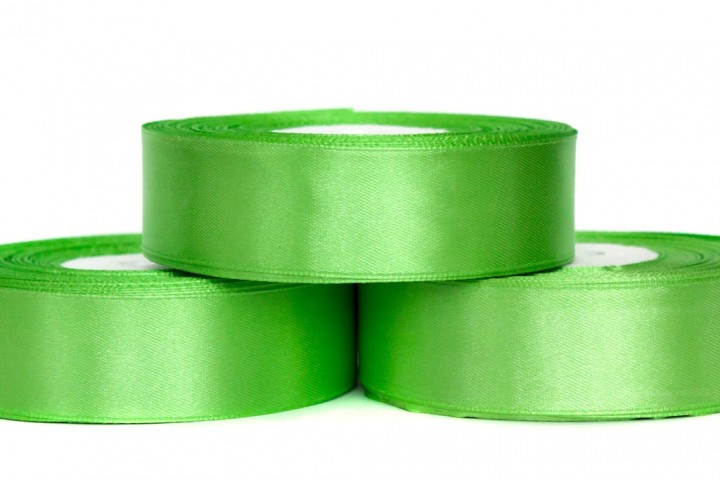 Satin ribbon "Light green", width 5 cm, length 5.6 m