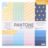Set of one-sided paper with gold foil Art Pattern "Pantone paper", 12 sheets, size 30. 5x30. 5 cm, 200 g /m2
