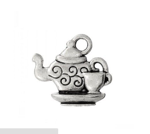Silver pendant "Teapot", size 1. 5x1. 5 cm, 1 pc