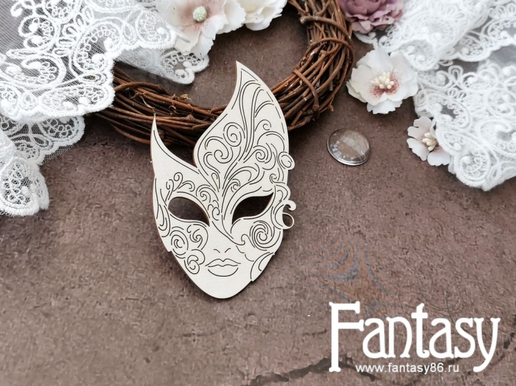 Чипборд Fantasy «Маска 3664» размер 9,5*5,7 см