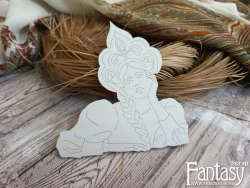 Чипборд FantasyScrap "Русская красавица", Fch-4024, размер 10*10 см